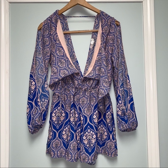 A’GACI front knot romper - Picture 6 of 7